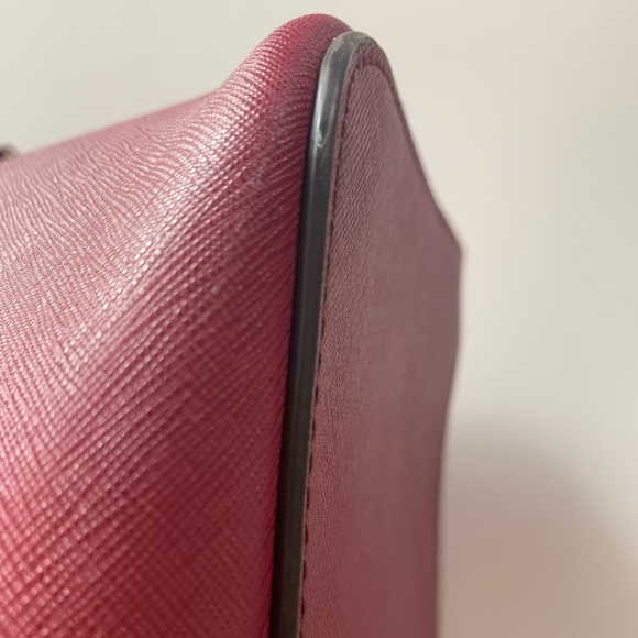 Michael Kors Burgundy Tote Bag with purse insert - Picture 8 of 9